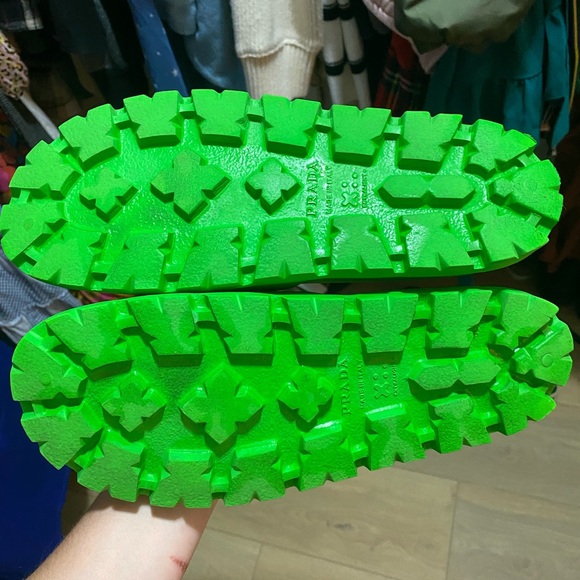 Prada Rubber Logo Slide Sandals (Women) - Picture 6 of 9